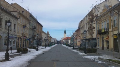 Fußgängerzone in Sombor